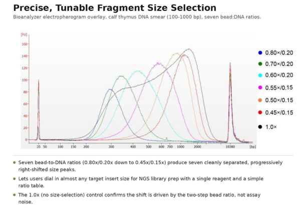 SEQQX® DNA Selection Beads SEQQX LM801002 Performance2